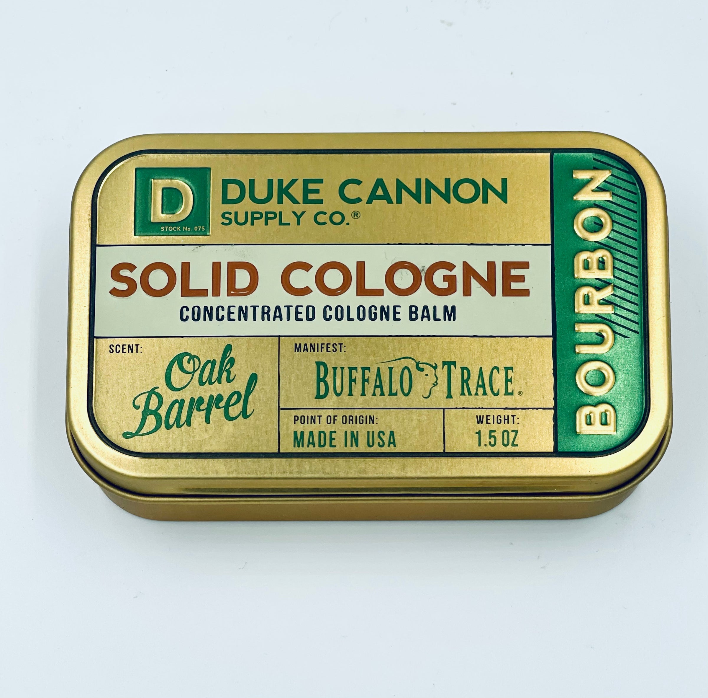 Duke cannon bourbon online solid cologne