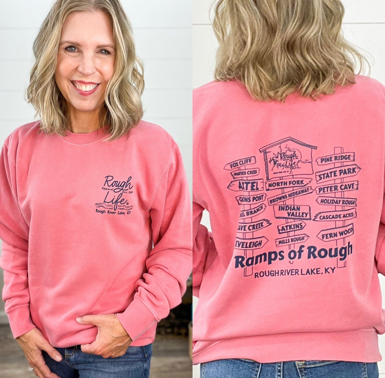 Rough Life Ramps of Rough Pigment Pink Hoodie PRM4500